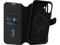 PanzerGlass CARE iPhone 16 Plus Tango 2-i-1 Plånboksfodral (svart) Skydd