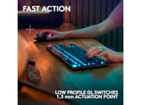 Logitech G915 X Lightspeed TKL Trådlös Gamingtangentbord (svart) Gamingtangentbord