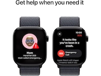 Apple Watch Series 10 46mm GPS + LTE Aluminium (gagatsvart) Smartwatches