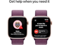 Apple Watch Series 10 GPS + LTE 42mm Aluminium (roséguld) Smartwatches