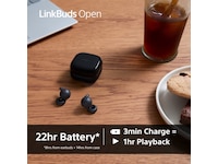 Sony Linkbuds Open True Wireless öronproppar (svart) In-ear hörlurar