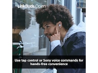 Sony Linkbuds Open True Wireless öronproppar (svart) In-ear hörlurar