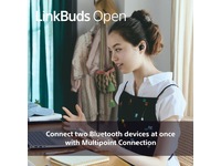 Sony Linkbuds Open True Wireless öronproppar (svart) In-ear hörlurar