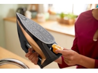 Philips 7000-serien DST7040/81 ångstrykjärn (svart/guld) Strykjärn