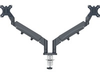 Leitz Ergo Monitorarm Dubbel, platsbesparande, 17"-32" skärmar Bord- & väggfäste