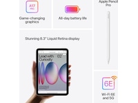 iPad mini (2024) 128GB 5G (rymdgrå) Surfplattor