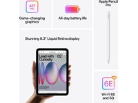 iPad mini (2024) 512GB 5G (lila) Surfplattor