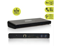 Port Design Dockningsstation Type C Office 3x4K 85W Dockningsstation och USB-hub