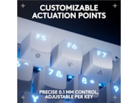 Logitech G Pro X TKL Rapid gamingtangentbord (vit) Gamingtangentbord
