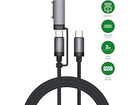 4smarts MagSafe 3 Adapter och USB-C kabel 2m (svart) USB-kablar