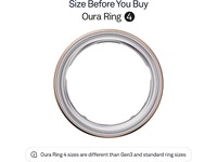 Oura Ring 4 Smart Ring str. 5 (roseguld) Smart ring