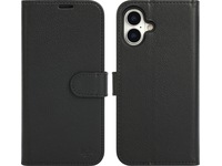 iiglo iPhone 16 Plus 2-i-1 Plånboksfodral (svart) Skydd