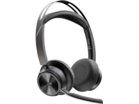Poly Voyager Focus 2 MS USB-C Headset med laddningsstativ Headset trådlöst