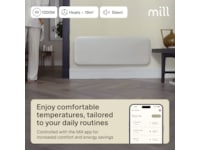Mill Invisible Smart WiFi Gen 4 panelradiator 1300W (vit) Panelelement