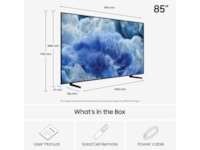 Samsung 85" Q8FA QLED 4K Smart TV (2025) Över 80 tums TV