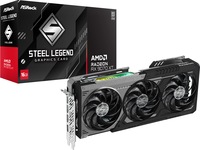 ASRock AMD Radeon RX 9070 XT Steel Legend Dark Grafikkort