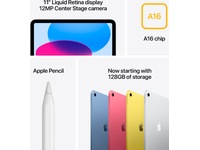 iPad 11" (2025) 128GB 5G (silver) Surfplattor