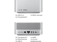 Mac Studio (2025) 1TB Stationär dator