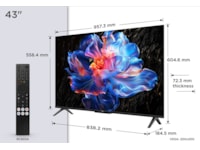 TCL 43" V6C 4K LED Google TV 20 - 49 tums TV