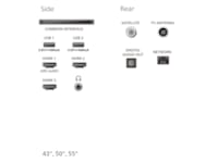 Philips 55" PUS8000/12 4K LED Smart Ambilight TV (2025) 50 - 59 tums TV