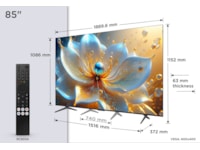 TCL 85" T8C 4K QLED Google TV (2025) Över 80 tums TV