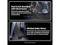 Samsung HW-Q995F soundbar med subwoofer (2025) Soundbars