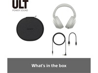 Sony ULT WEAR trådlösa hörlurar Over-Ear med mic (vit) Hörlurar