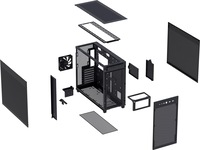 Asus Prime AP303 MESH Miditower (svart) Midi tower