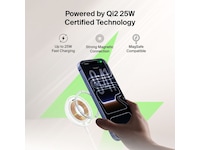 Belkin UltraCharge 25W Qi2 magnetisk laddningsplatta med ställ Trådlös laddare