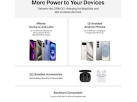 Belkin UltraCharge 25W Qi2 magnetisk laddningsplatta med ställ Trådlös laddare