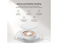 Belkin UltraCharge 25W Qi2 magnetisk laddningsplatta med ställ Trådlös laddare