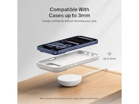 Belkin UltraCharge 25W Qi2 magnetisk laddningsplatta med ställ Trådlös laddare