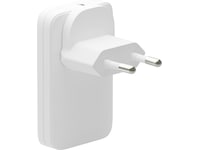 dbramante1928 re-charge Pro EU/US Slim Väggladdare (vit) Mobilladdare