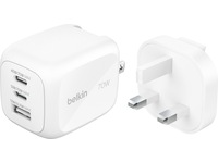 Belkin BoostCharge Pro GaN 70W väggladdare + reseadapter Mobilladdare