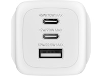 Belkin BoostCharge Pro GaN 70W väggladdare + reseadapter Mobilladdare