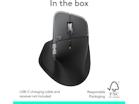 Logitech MX Master 4 för Mac Trådlös Ergonomisk Mus (space black) Mus
