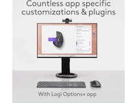Logitech MX Master 4 för Mac Trådlös Ergonomisk Mus (space black) Mus