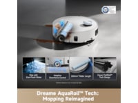 Dreame Aqua10 Ultra Roller Robotdammsugare (vit) Robotdammsugare