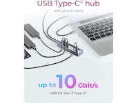 ICY BOX 10-portars USB Type-C® Gen 2 Hub Dockningsstation och USB-hub