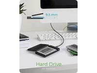 Icy Box 2.5" SATA HDD/SSD Kabinett Externa Chassi