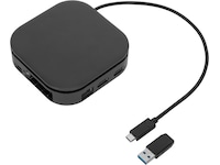 USB-C Universal Dual HD Docking Station with 80W PD Pass-Thru Dockningsstation och USB-hub