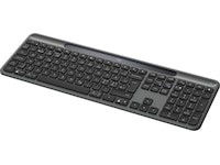 Logitech Signature Slim Solar+ Trådlöst Tangentbord K980 (grafitgrå) Tangentbord