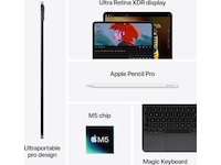 13-inch iPad Pro Wi‑Fi 1TB with nano-texture glass - Space Black Surfplattor