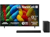 LG 65" NANO80 AI 4K NanoCell Smart TV (2025) 60 - 69 tums TV