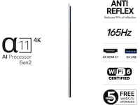 LG 65" G5 AI 4K OLED Smart TV (2025) 60 - 69 tums TV