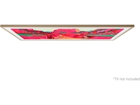 Samsung The Frame Pro 75" LS03FW + ram Beige Wood 60 - 69 tums TV