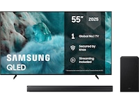 Samsung 55" Q7FA QLED 4K Smart TV (2025) + soundbar 50 - 59 tums TV