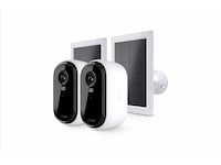 Arlo Essential 3 2K utomhus övervakningskamera med solcellspanel 2-pack Övervakningskamera