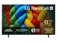 LG 50" NANO80 AI 4K NanoCell Smart TV (2025) + soundbar 60 - 69 tums TV