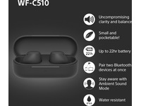 Sony WH-1000XM5 trådlösa hörlurar, Over-Ear (blå) + WF-510 Buds Hörlurar